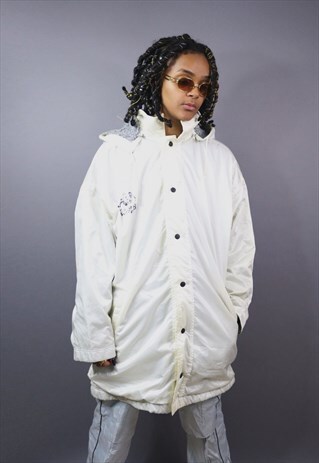 VINTAGE KAPPA SPORT LONG HOODED COAT