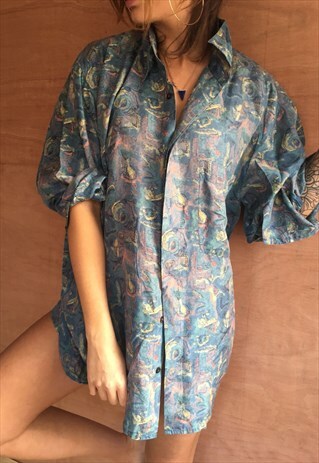 OVERSIZED RETRO 90S 80S VINTAGE UNISEX FESTIVAL SHIRT. ALL O
