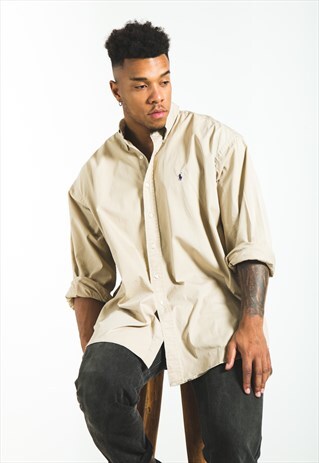 VINTAGE 80S CLASSIC POLO RALPH LAUREN SHIRT/ 4952