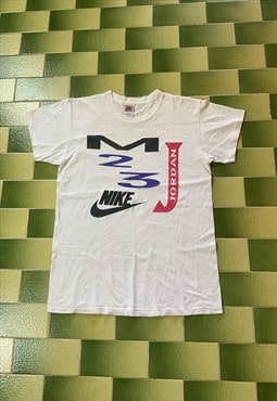 Vintage 90s NIKE 23 Michael Jordan T-Shirt NBA Basketball M