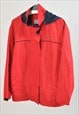 Vintage 00s shell jacket in red