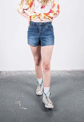 VINTAGE 1990S BLUE DENIM SHORTS