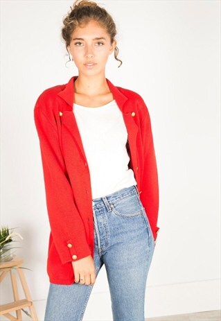 LAST UNIT SALE / VINTAGE 80S CASUAL KNIT CARDIGAN