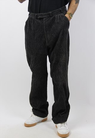 VINTAGE CORD GREY TROUSERS