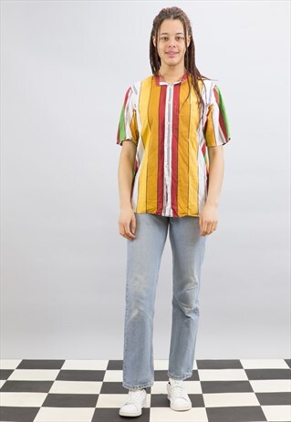 VINTAGE STRIPED BLOUSE