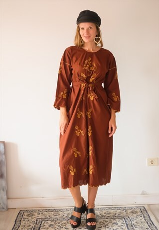 VINTAGE RARE FIND DRESS 60S 70S 90 BOHO BOHEMIAN DRESS