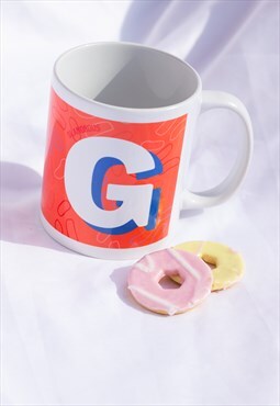 Colourful Alphabet Letter G Mug 
