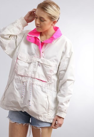 VINTAGE 1/4 ZIP SHELL JACKET X395