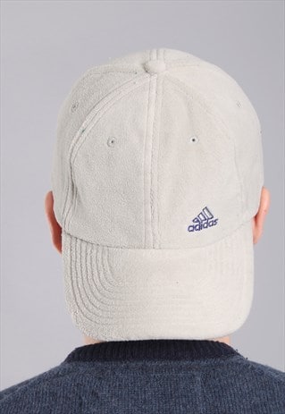 VINTAGE ADIDAS FLEECE BASEBALL CAP HAT