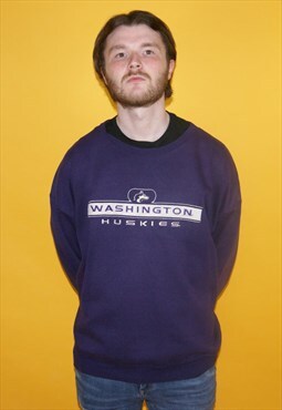 Vintage Y2K Champion Huskies College Football Sweatshirt XL