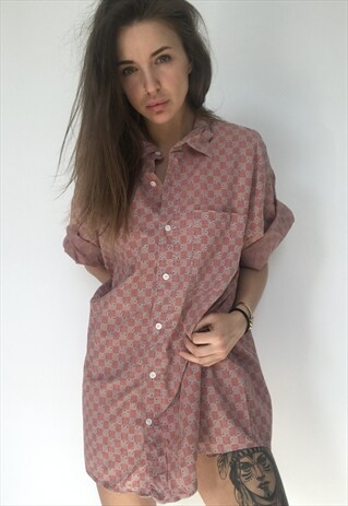 PATTERNED OVERSIZED RETRO VINTAGE UNISEX FESTIVAL SHIRT