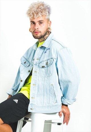 VINTAGE 80S ORIGINAL LEE BASIC DENIM JACKET/ S6731