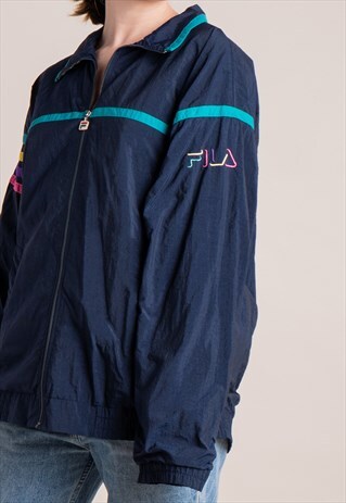 VINTAGE FILA OVERSIZED TRACK JACKET
