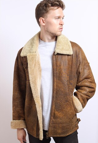 VINTAGE SUEDE SHEEPSKIN JACKET