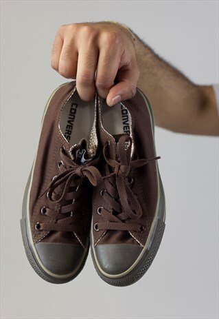 VINTAGE CONVERSE BROWN TRAINERS