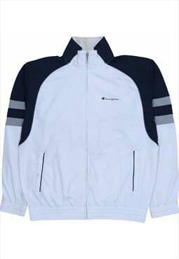 Champion 90's Track Jacket Retro Windbreaker Medium Blue