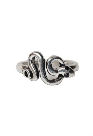 SILVER MINI SNAKE RING