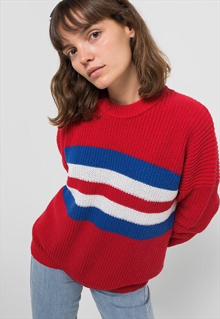 KAOTIKO "SAN FRANCISCO" JUMPER RED/BLUE/WHITE