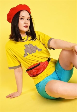 Y2K RETRO ATHLEISURE KAPPA SPORTS T-SHIRT TOP TEE