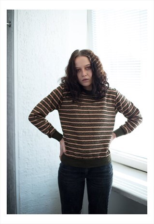 VINTAGE 80'S STRIPED TOP