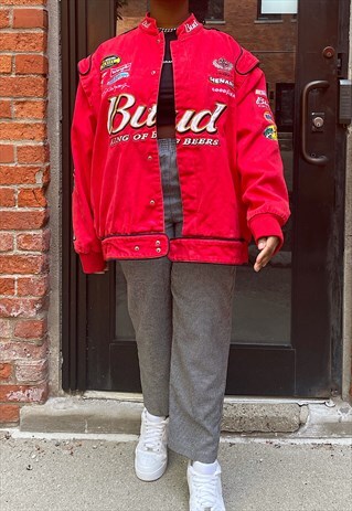 VINTAGE Y2K OVERSIZED NASCAR DALE EARNHARDT JR. JACKET