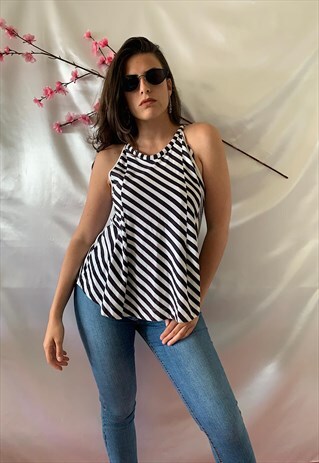 VINTAGE 90S ARMANI JEANS HALTER NECK TOP