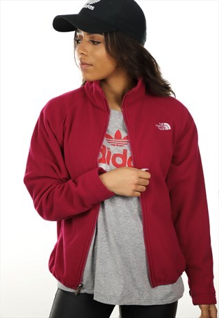 VINTAGE THE NORTH FACE ZIP UP FLEECE TOP