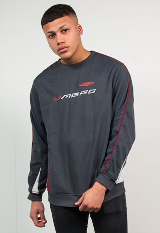 Y2K UMBRO SWEATSHIRT SPELL OUT SWEATER