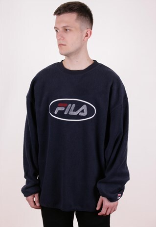 90S VINTAGE FILA FLEECE JUMPER AA10753