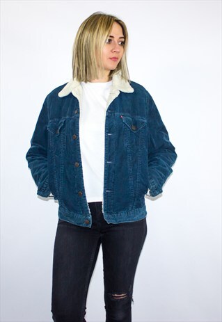 VINTAGE CORDUROY LEVI'S SHERPA JACKET