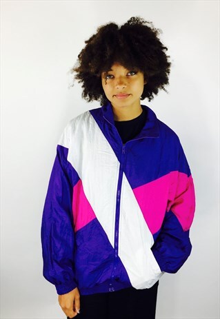 VINTAGE FESTIVAL 80S RAVE WINDBREAKER JACKET