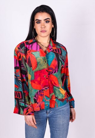 VINTAGE PATTERNED BLOUSE S1599