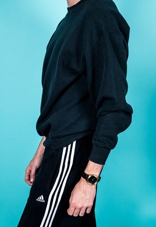 VINTAGE 1990S SWEATER IN DARK GREY