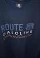 VINTAGE 90S ROUTE 66 LOGO AMERICAN SWEATSHIRT JUMPER