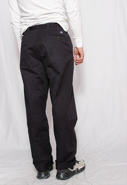 Vintage 90s Y2k Casual Black Workwear DOCKERS Chino Pants
