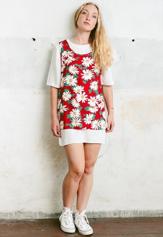 VINTAGE 90S FLORAL GRUNGE DRESS
