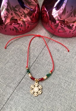 Christmas Snowflake Bracelet 