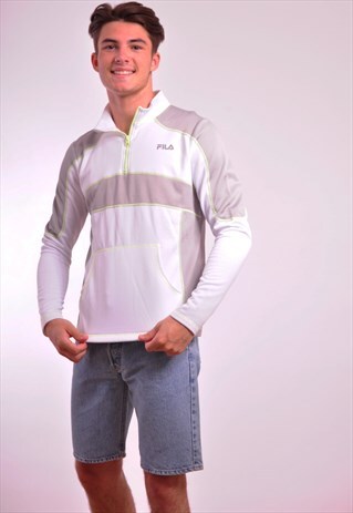 VINTAGE FILA 1/4 ZIP UP RETRO 90S SWEATER