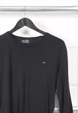 Vintage Tommy Hilfiger Long Sleeve Top in Black Small