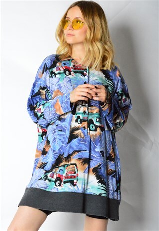 VINTAGE 80S PURPLE SAFARI LONG SLEEVE SHIRT