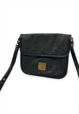 Vintage MCM bag black all over monogram print handbag