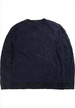 VINTAGE 90'S BANANA REPUBLIC SWEATSHIRT PLAIN CREWNECK NAVY