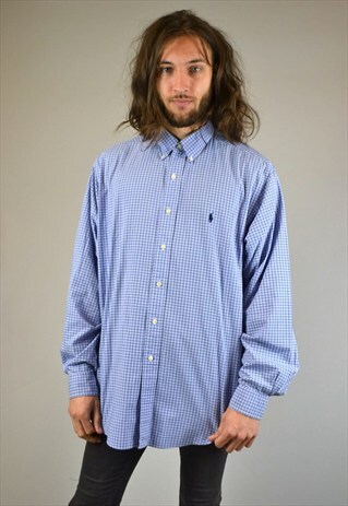 VINTAGE 90'S RALPH LAUREN CHECKED SHIRT