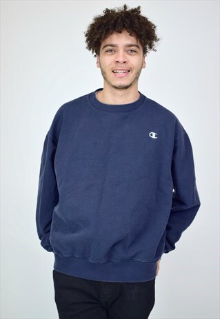 VINTAGE 90'S NAVY CHAMPION SWEATSHIRT