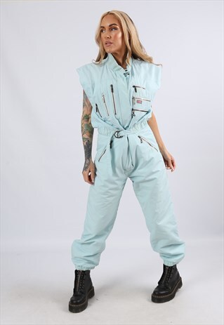 VINTAGE 90'S RED TRACKSUIT JUMPSUIT ALL IN ONE 12 M (44C)