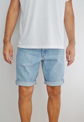 VINTAGE LEVIS LIGHT BLUE DENIM SHORTS