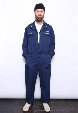 VINTAGE US NAVY OVERALL BOILERSUIT JUMPSUIT