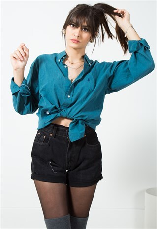 VINTAGE POLO RALPH LAUREN SHIRT / S5316