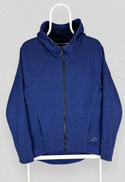 Nike Blue Tech Fleece Hoodie Full Zip Up Mens Small