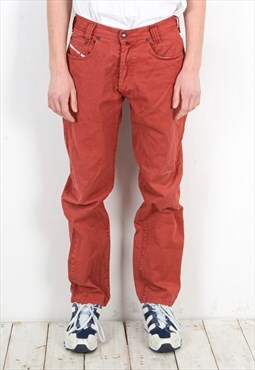 DIESEL Saddle Vintage Men W33 L34 Jeans Denim Pants Trousers